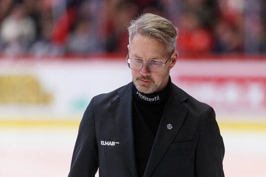Leksands tränare Johan Hedberg deppar