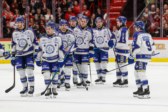 Leksands spelare deppar