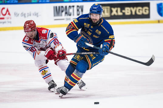 Timrås David Lilja och Djurgårdens Jacob Josefson