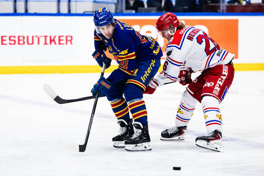 Djurgårdens Joseph Laleggia och Timrås Linus Nässén