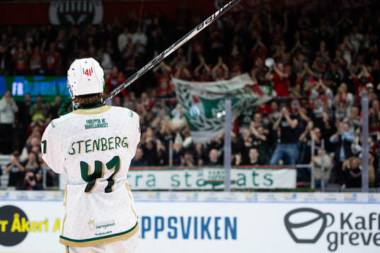 Frölundas Ivar Stenberg hyllas av publiken