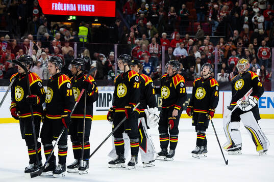Brynäs spelare deppar
