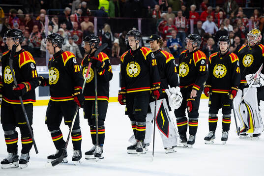 Brynäs spelare deppar