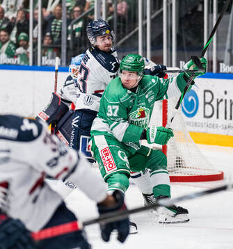 Linköpings Nicholas Shore och Rögles Albin Sundsvik