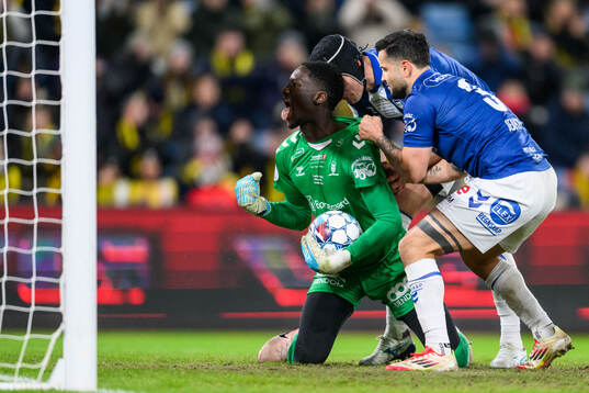 goalkeeper Mamour Ndiaye of Sarpsborg 08