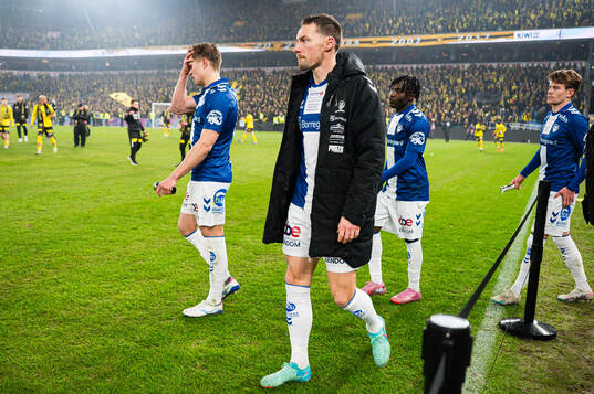 Magnar Ødegård of Sarpsborg 08 looks dejected