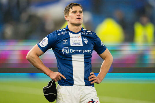 Bjørn Inge Utvik of Sarpsborg 08 looks dejected