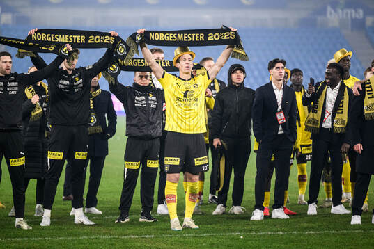 Thomas Lehne Olsen of Lillestrøm celebrates