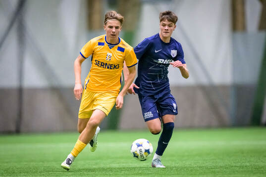 IFK Göteborgs Oliver Månsson och Nordsjällands Alexander