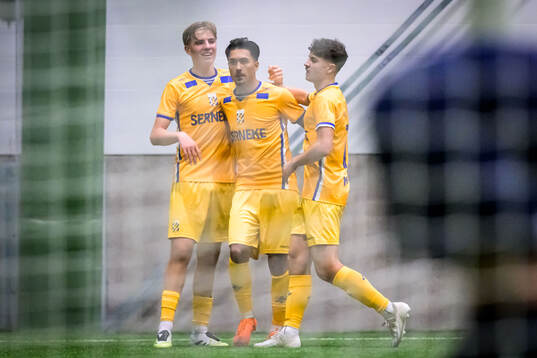 IFK Göteborgs Oliver Månsson, Haydar Sultan och Daniel