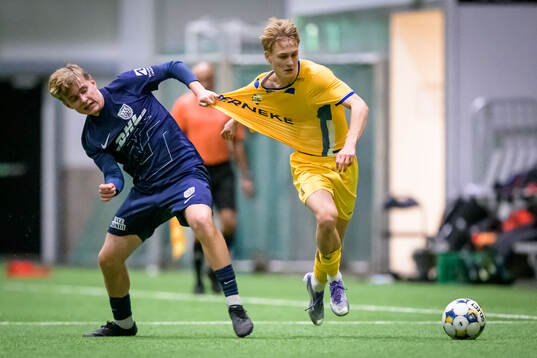 Nordsjällands Lasse Gernay och IFK Göteborgs Markus Jarl