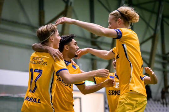 IFK Göteborgs Oliver Månsson, Haydar Sultan och Axel