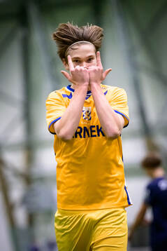 IFK Göteborgs Hannes Skånberg jublar