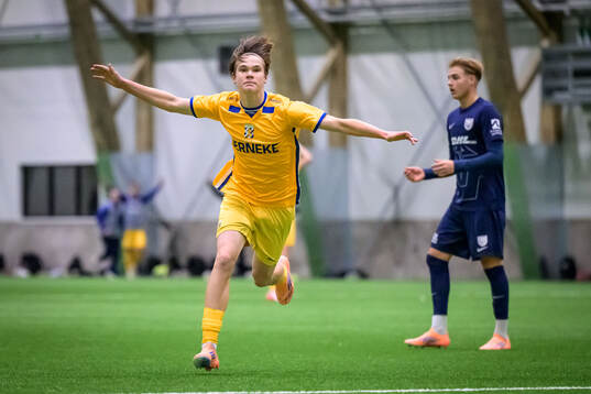 IFK Göteborgs Hannes Skånberg jublar