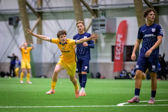 IFK Göteborgs Hannes Skånberg jublar