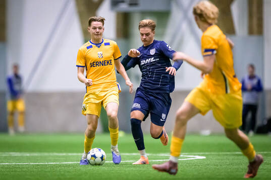 IFK Göteborgs Malte Hallingsjö och Nordsjällands Leonel