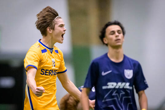 IFK Göteborgs Hannes Skånberg jublar