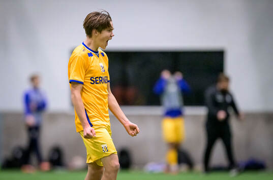 IFK Göteborgs Hannes Skånberg jublar