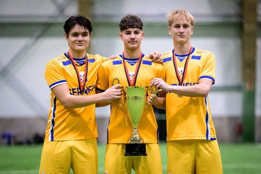IFK Göteborgs Alexander Hovling, Daniel Rizk och Markus