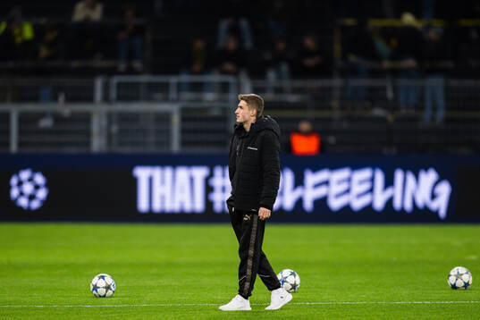 Fredrik Sjøvold of Bodø/Glimt arrives