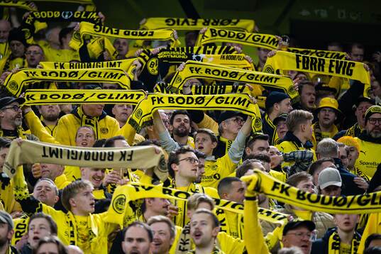 Spectators in the stands