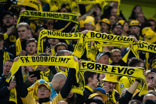 Spectators in the stands
