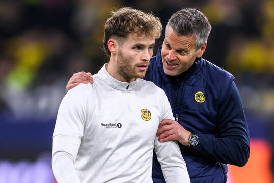 Ole Didrik Blomberg and Head coach Kjetil Knutsen of