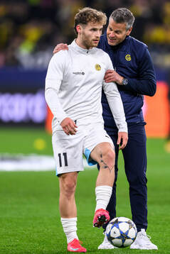 Ole Didrik Blomberg and Head coach Kjetil Knutsen of