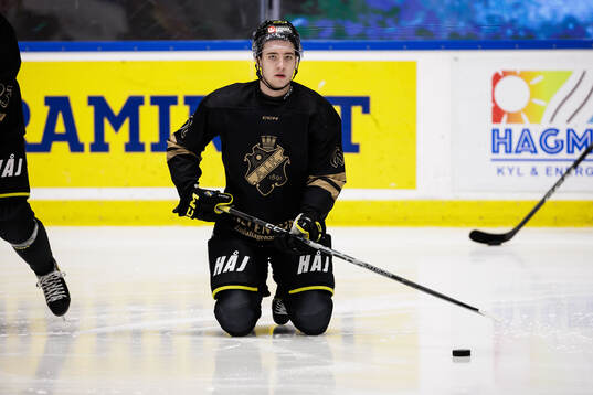 AIK inför ishockeymatchen i Hockeyallsvenskan mellan AIK