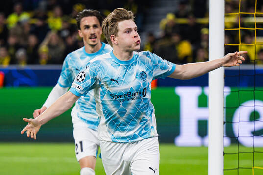 Jens Petter Hauge of Bodø/Glimt celebrates