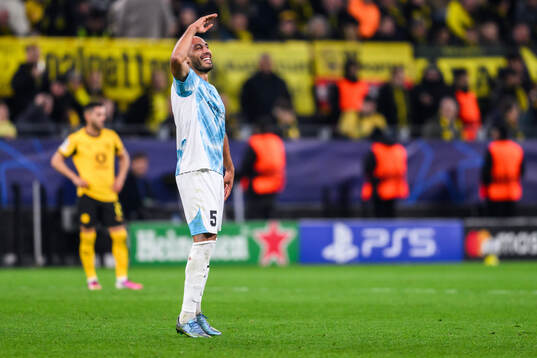 Haitam Aleesami of Bodø/Glimt celebrates