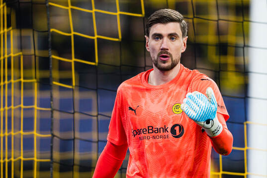 Goalkeeper Nikita Haikin of Bodø/Glimt