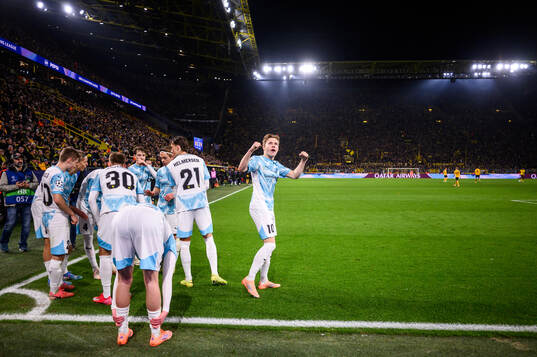 Jens Petter Hauge of Bodø/Glimt celebrates