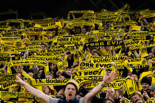 Spectators in the stands
