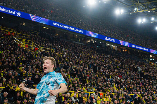 Jens Petter Hauge of Bodø/Glimt celebrates