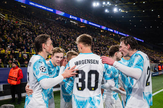 Jens Petter Hauge of Bodø/Glimt celebrates