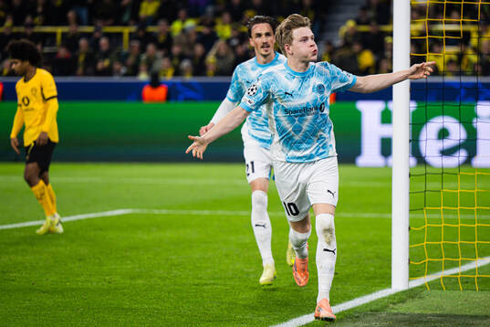 Jens Petter Hauge of Bodø/Glimt celebrates