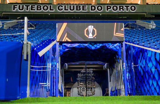 General view of the players tunnel