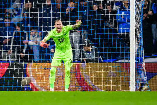 Goalkeeper Robin Olsen of Malmö FF