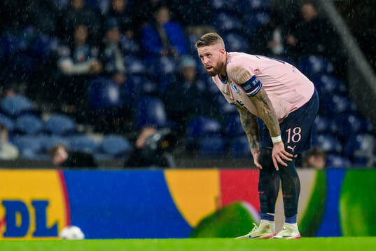Pontus Jansson of Malmö FF looks dejected