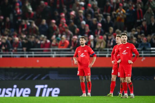 Jacob Ebsen Sørensen looks dejected