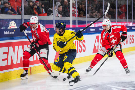 Theo Rochette of Switzerland and Erik Brännström of