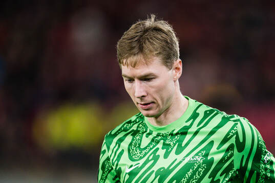 Goalkeeper Mathias Dyngeland of Brann