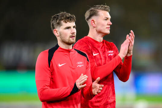 Jacob Ebsen Sørensen and Emil Kornvig of Brann