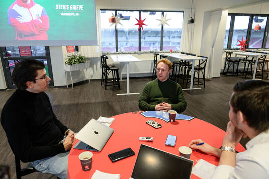 Helsingborgs tränare Stevie Grieve