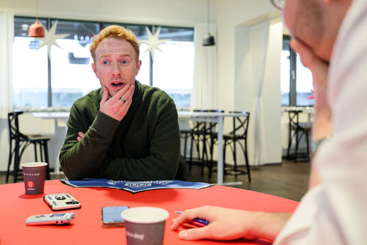 Helsingborgs tränare Stevie Grieve