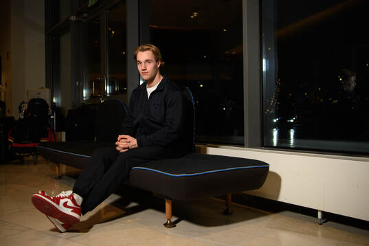 Lucas Pettersson poses for a portrait
