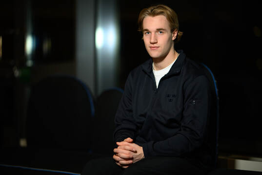 Lucas Pettersson poses for a portrait