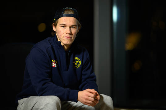 Casper Juustovaara Karlsson poses for a portrait