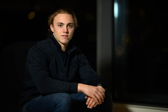 Linus Eriksson poses for a portrait